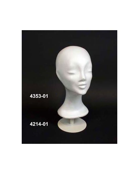 Styrofoam Female Head 26cm