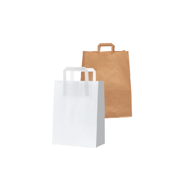 Paper Carrier Bags - 200 pcs. - H 29 cm. 