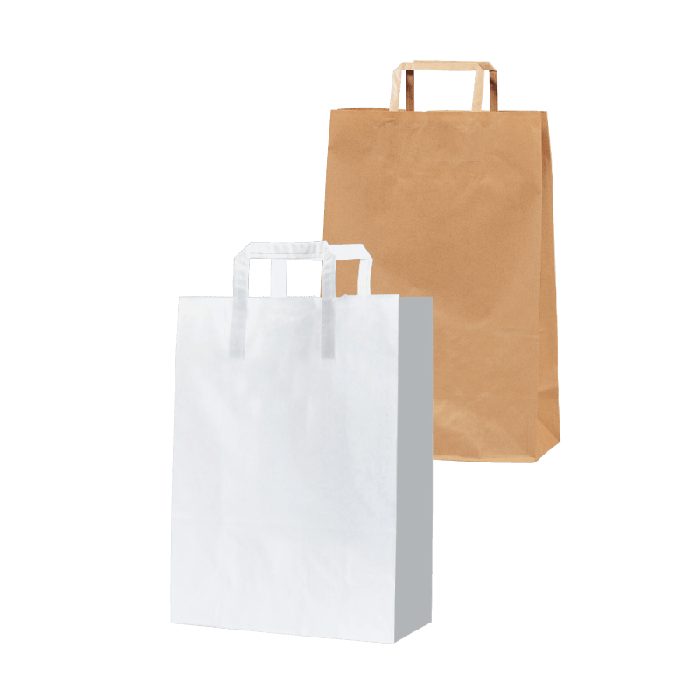 Paper Carrier Bags - 200 pcs. - H 35 cm. 