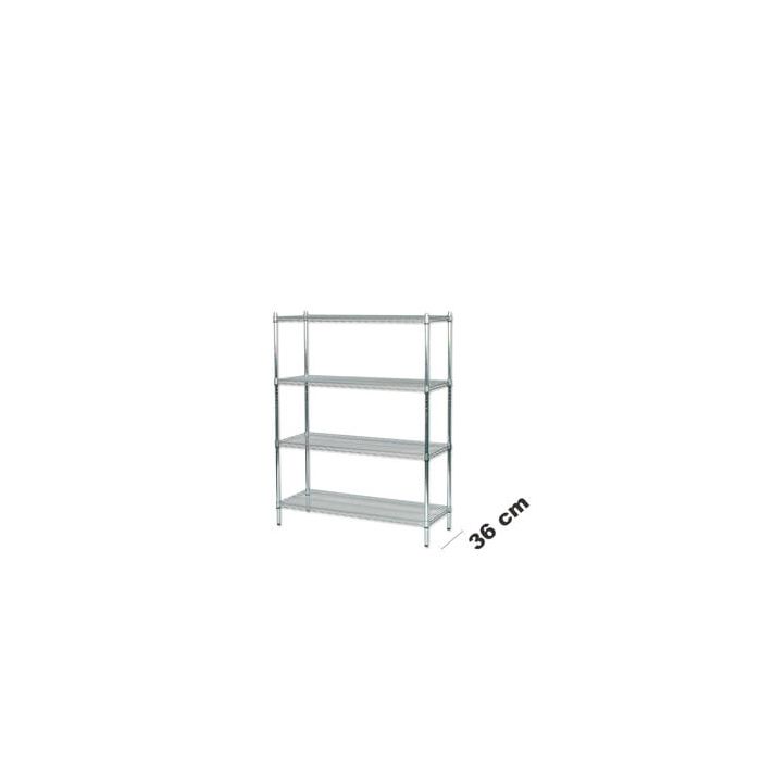 Tubo Wire Shelving (122 x 36 x H 160 cm.)