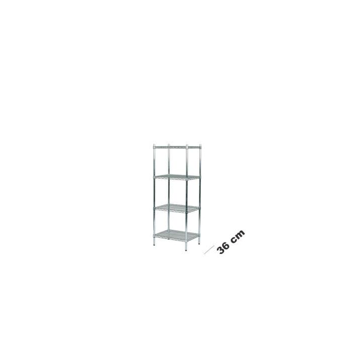 Tubo Wire Shelving (61 x 36 x H 160 cm.)