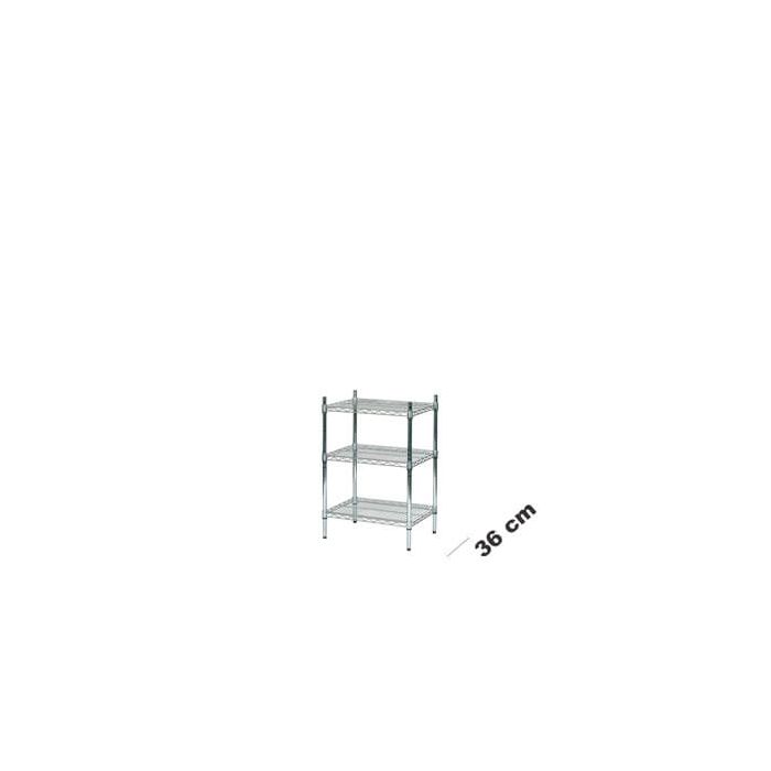 Tubo Wire Shelving (61 x 36 x H 90 cm.) 