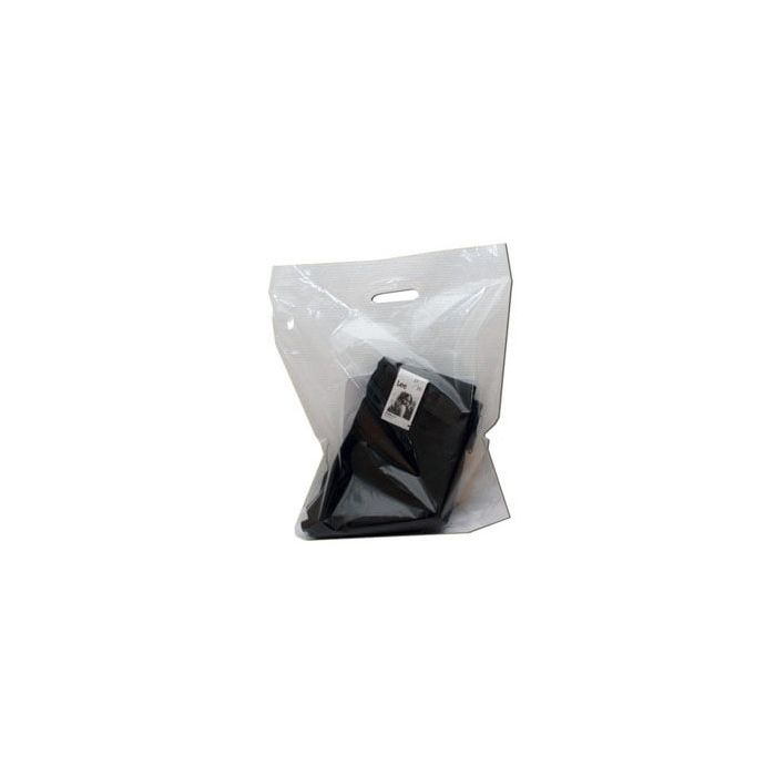 Clear medium plastic carrier bag