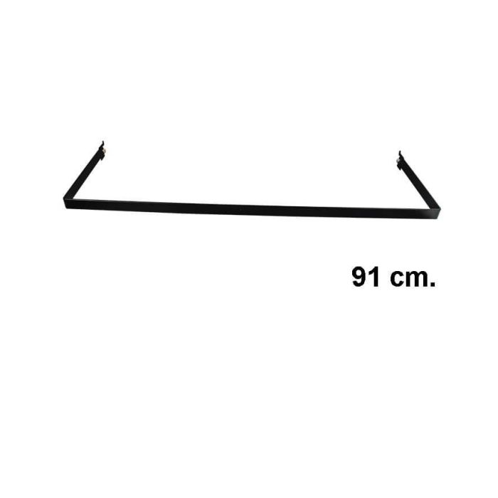 U-bøjlestang (91 cm) - sort - Super-Skinne