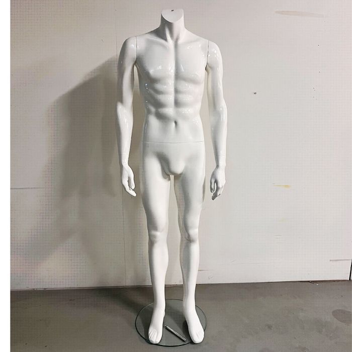 *Nedsat* Headless herremannequin