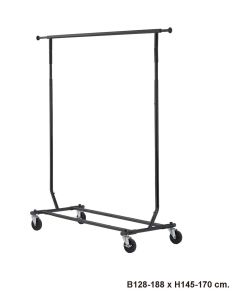 Clothes Rail - Disco 1 - Black