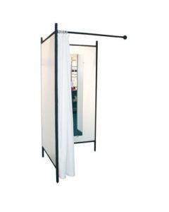 2-sided changing room - Black frame