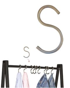 Wire S-hooks - H 8,5 cm.