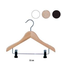 Wooden coat hangers w/ pegs - junior