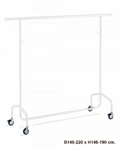 Extendible garment rail - Super