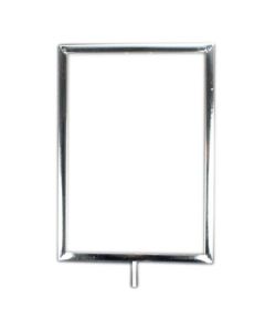 A4 Framed Card Holder - Chrome