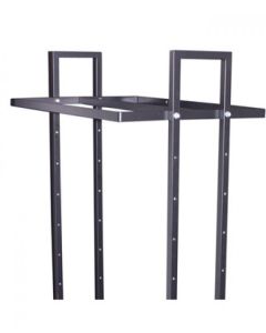 Double rail - L-stand - Black