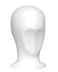 Unisex Polystyrene Mannequin Head