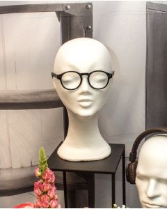 Female Polystyrene Mannequin Head