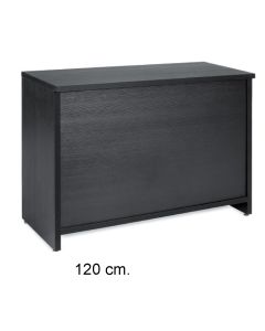 Enclosed shop counter - Black