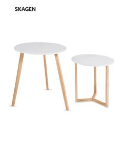 Round tables (2 pcs.) - Skagen