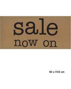 Poster - Sale now on - W 64 x H 30 cm.