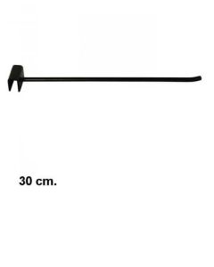 Hook (L 30 cm.) f/ 12 mm rail - Black 