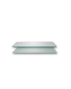 Glass shelves f/ D-rail (88 x 26,8 cm)