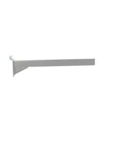 Straight shelf brakcet f/ slatwall -35 cm. - Chrome