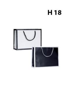 Paper Carrier Bags - Edge - H 18 cm.