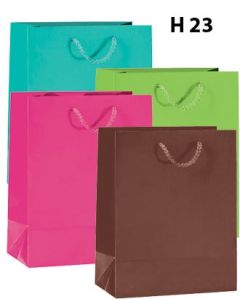 Matt Paper Bags - H 23 cm.