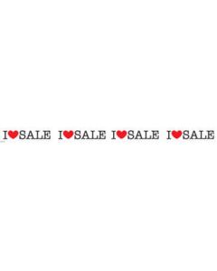 Streamer W/ I ♥ SALE